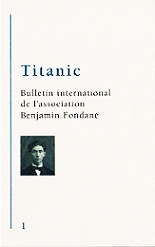 Titanic n°1 - Bulletin International de l'Association Benjamin Fondane (2013)